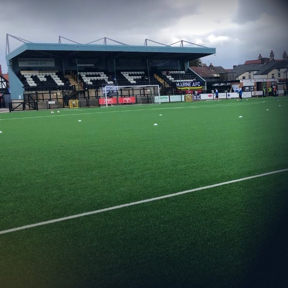 The Marine Travel Arena – main stand and 3G pitch